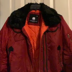 Nylon jacket detachable collar